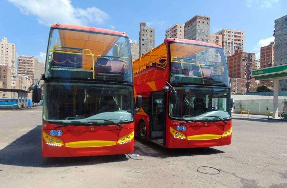 الأتوبيسات السياحية في الإسكندرية