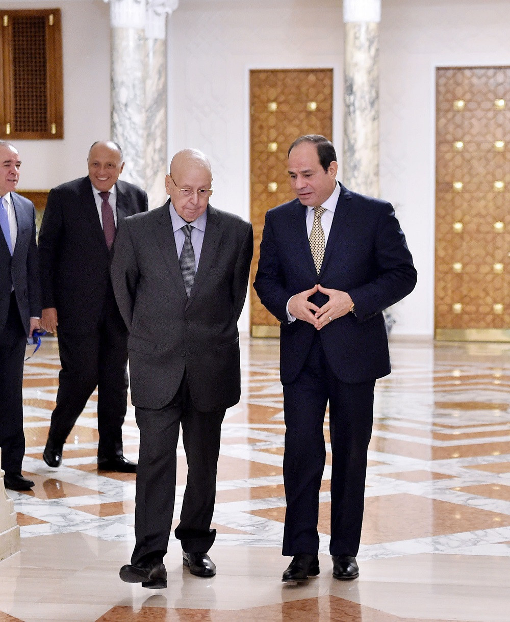 الرئيس السيسى ونظيره الجزائرى