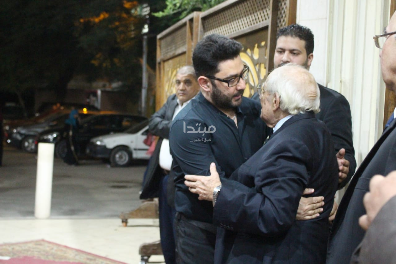 عزاء زوجة رشوان توفيق
