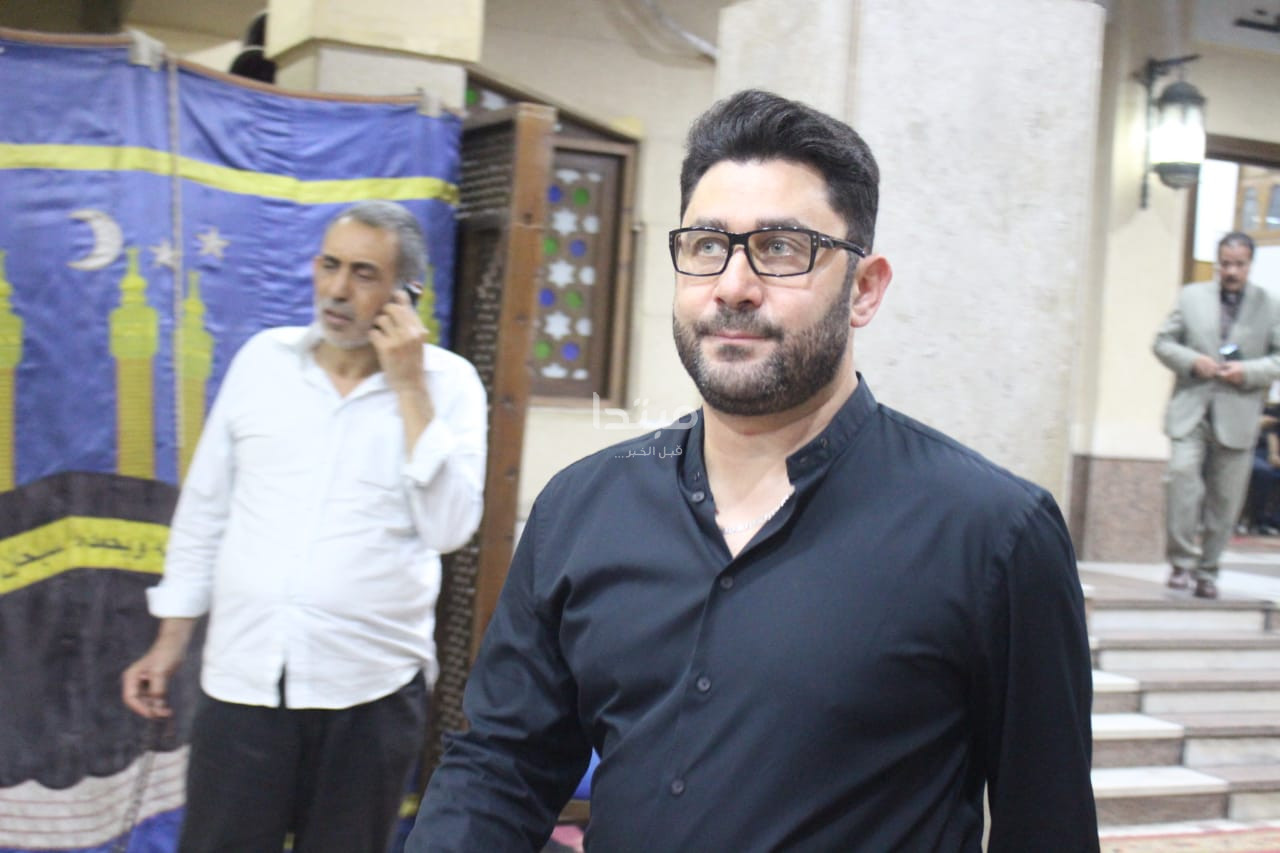 عزاء زوجة رشوان توفيق