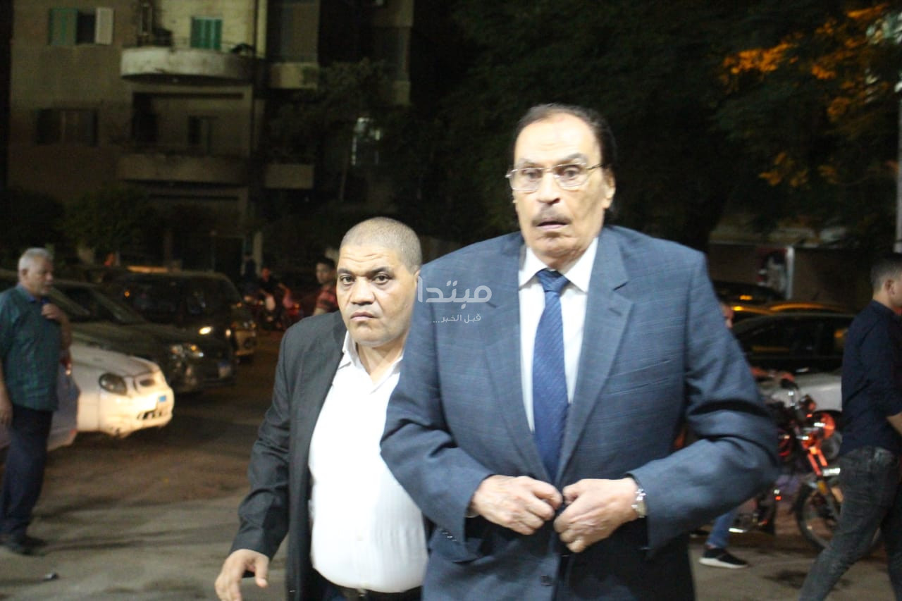 عزاء زوجة رشوان توفيق