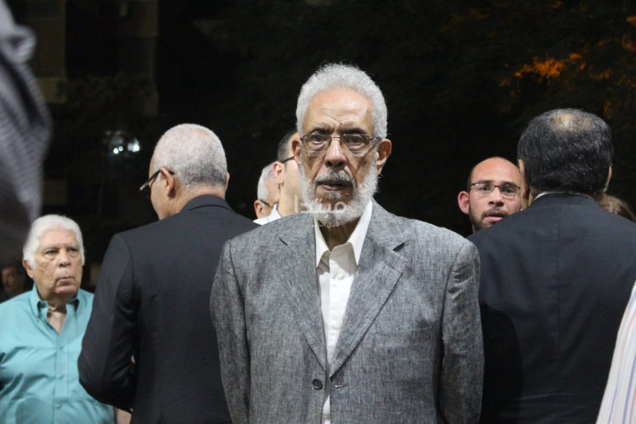 عزاء زوجة رشوان توفيق