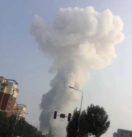انفجار مصنع فى الصين