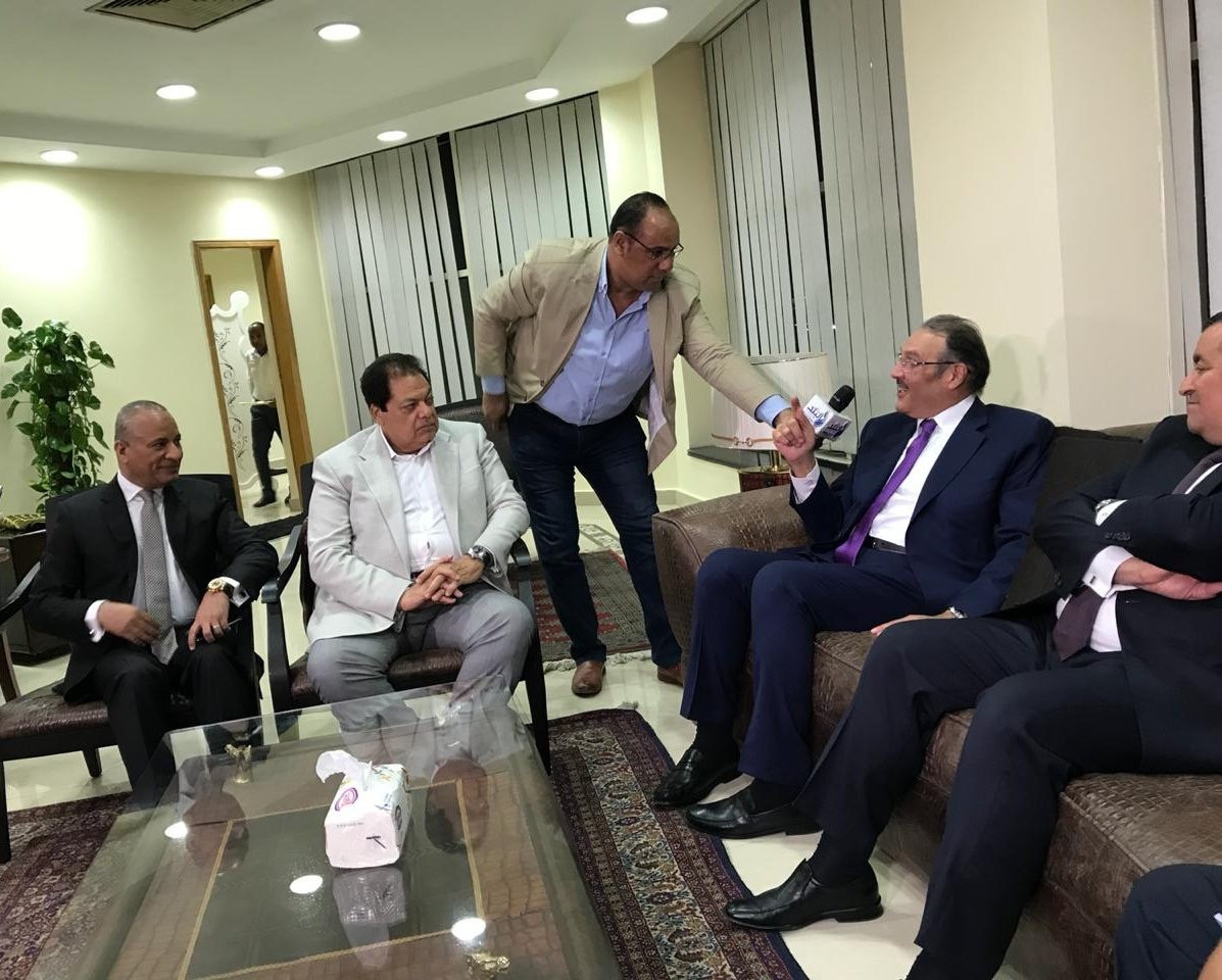 زيارة السفير السعودي لمدينة الإنتاج الإعلامى