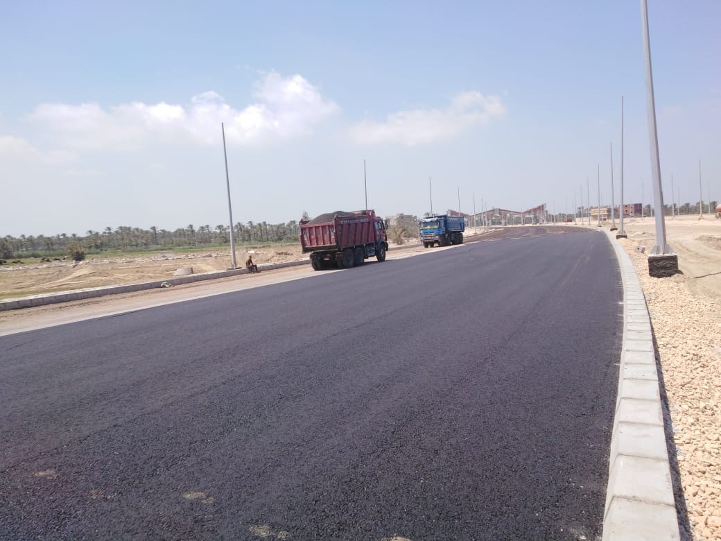 المدخل الغربى لمدينة دمياط الجديدة