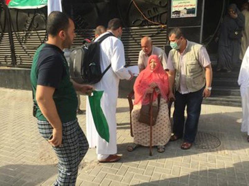 حريق بفندق حجاج غزة بالسعودية
