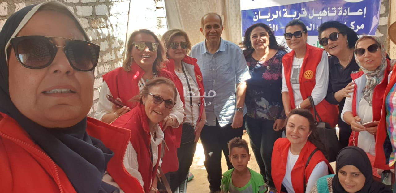 محافظ المنطقة الروتارية يزور الفيوم