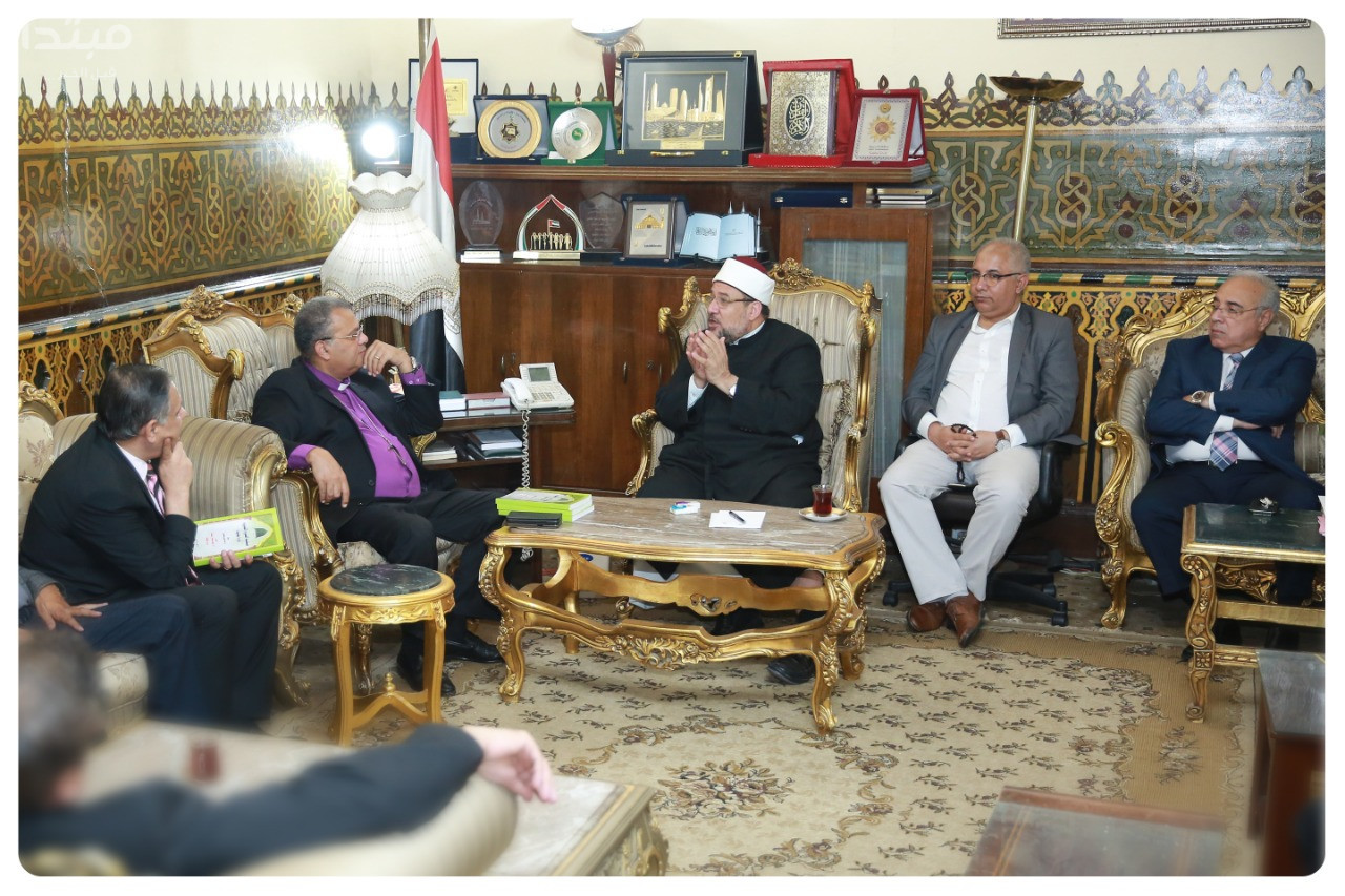زيارة رئيس الطائفة الإنجيلية لتهنئة وزير الأوقاف بعيد الأضحى