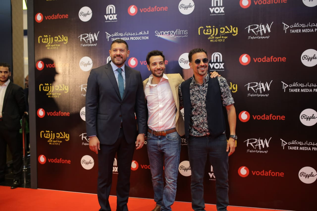 عمرو يوسف وأحمد داوود وكريم قاسم