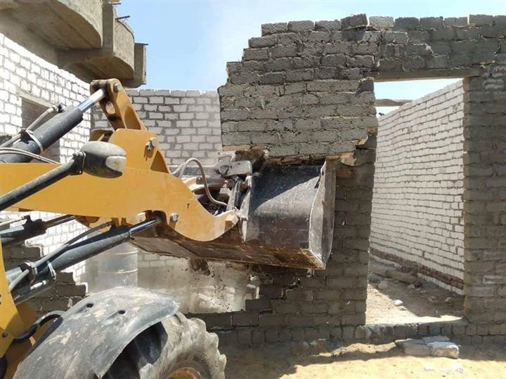 إزالة التعديات فى المنوفية
