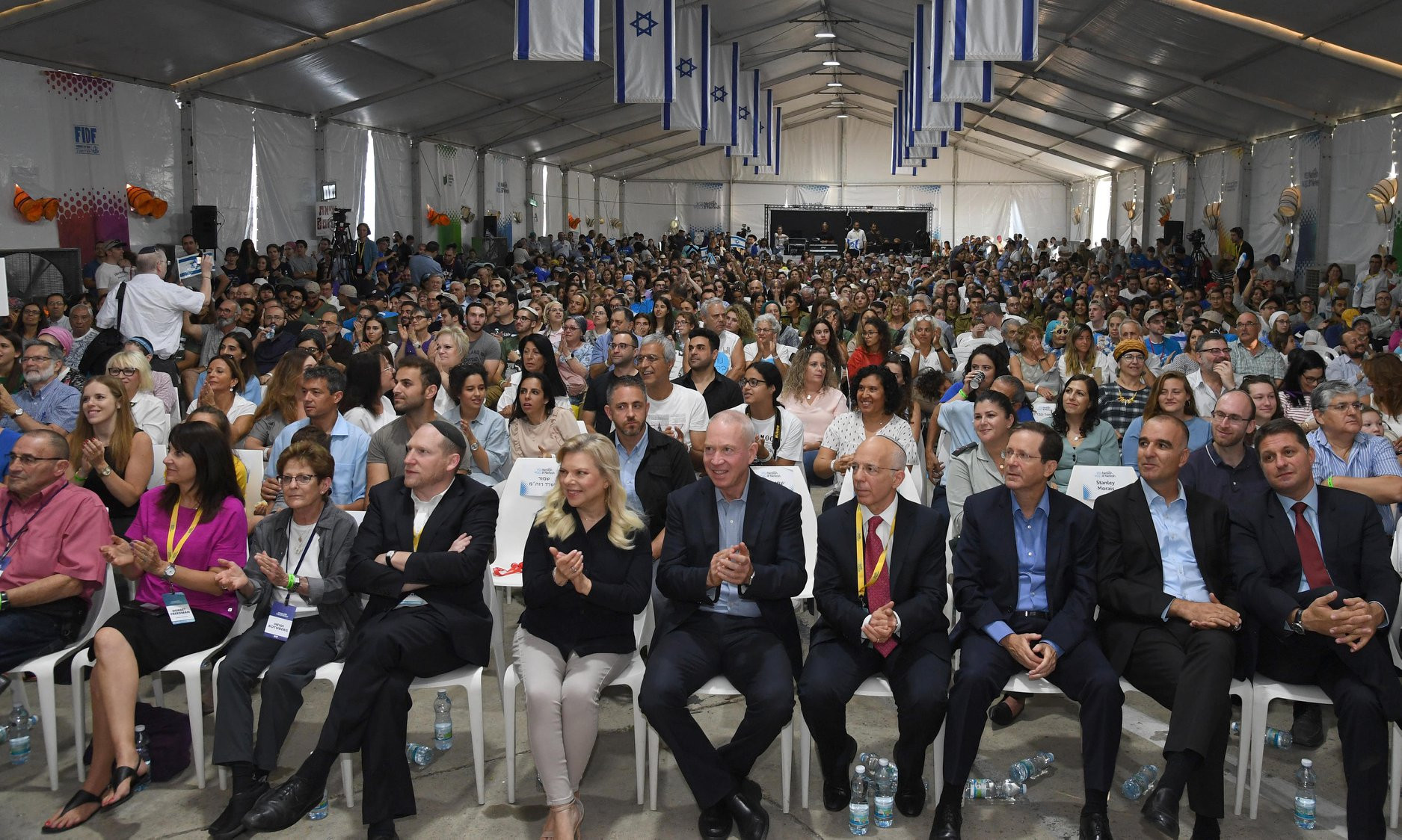 سارة نتنياهو تستقبل المهاجرين