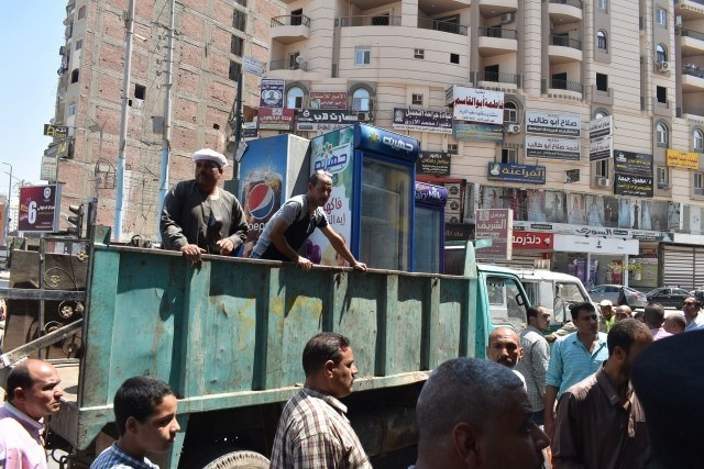 حملة رفع إشغالات بالفيوم