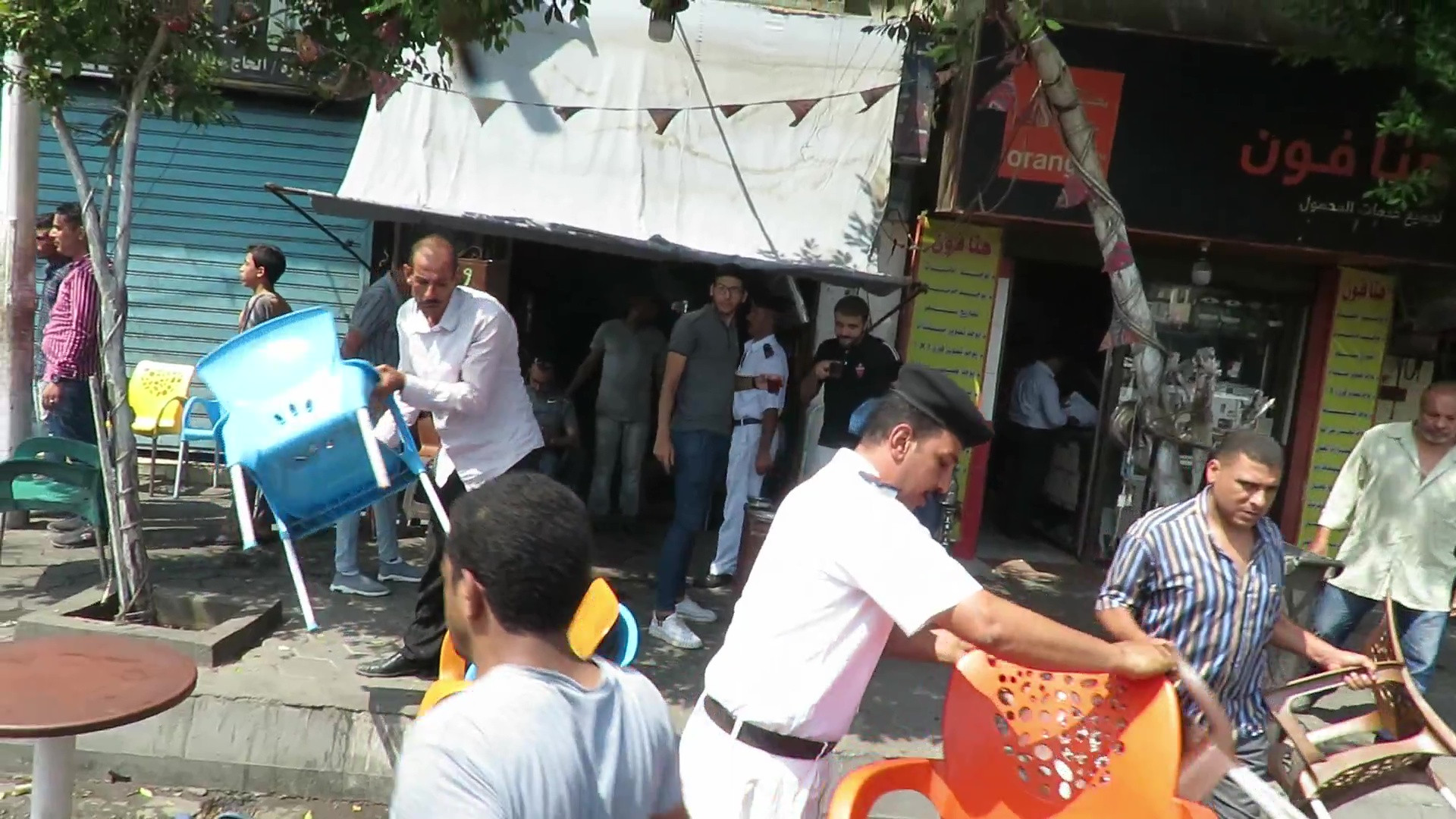 حملات أمنية على ميادين القاهرة