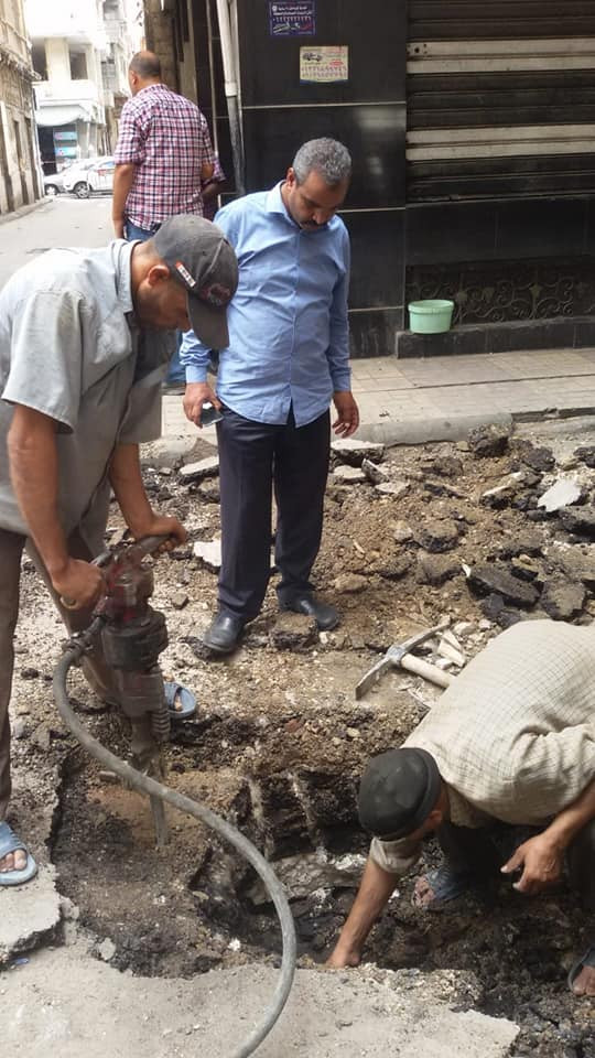هبوط أرضي في الإسكندرية
