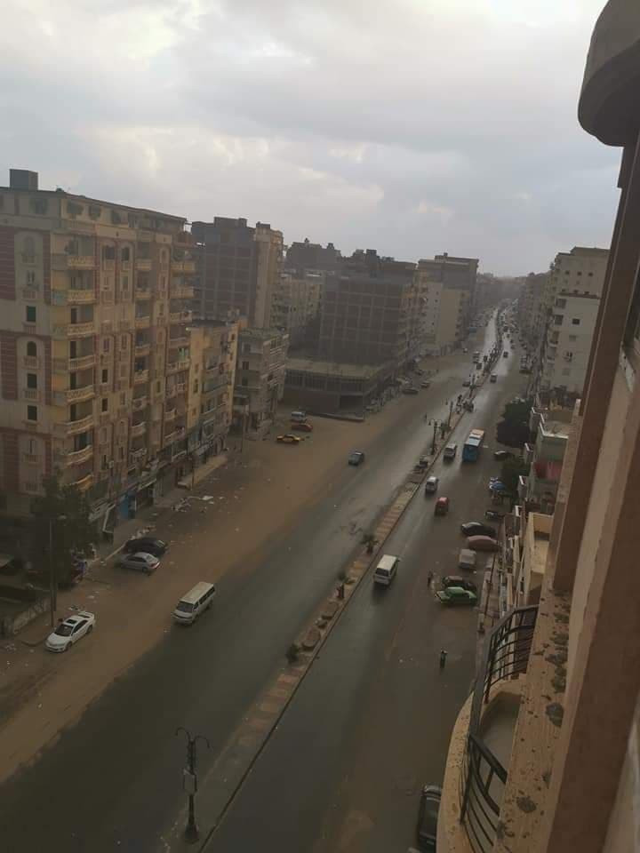 هطول أمطار على الإسكندرية
