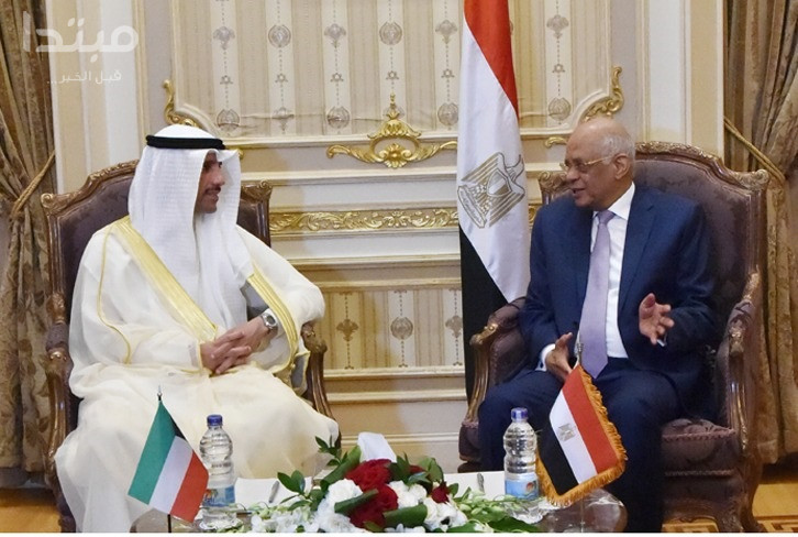 على عبد العال يلتقى رئيس مجلس الأمة الكويتى