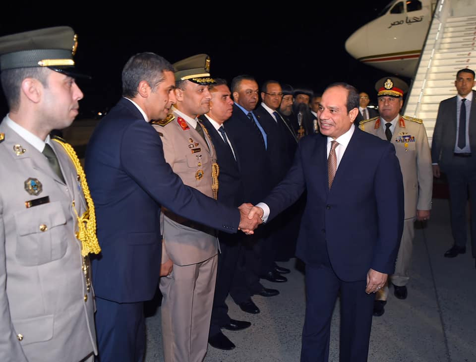 السيسى يصل إلى نيويورك
