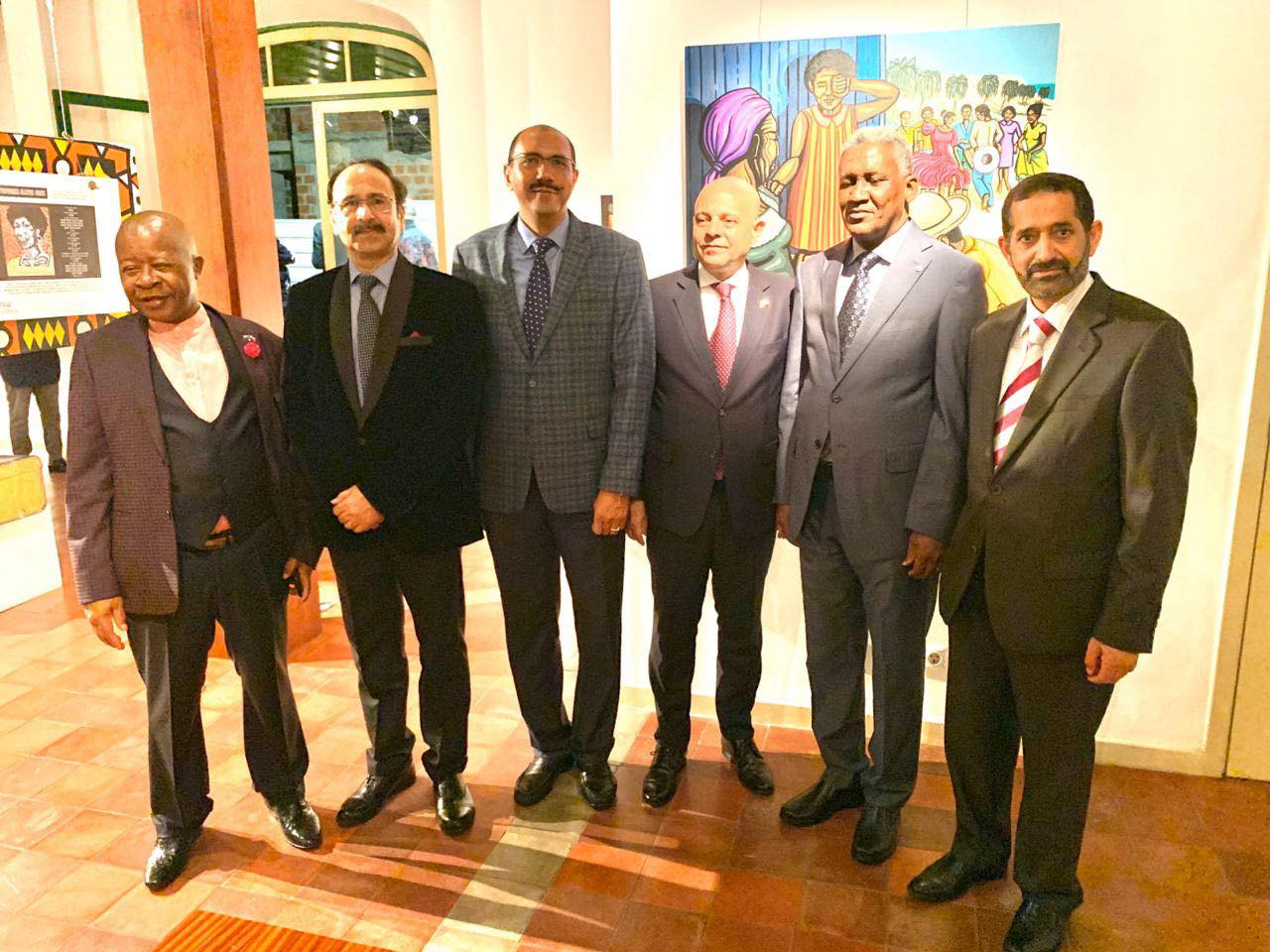 حفل توديع السفير المصرى بأنجولا
