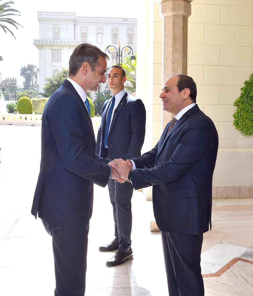 السيسى ورئيس وزراء اليونان