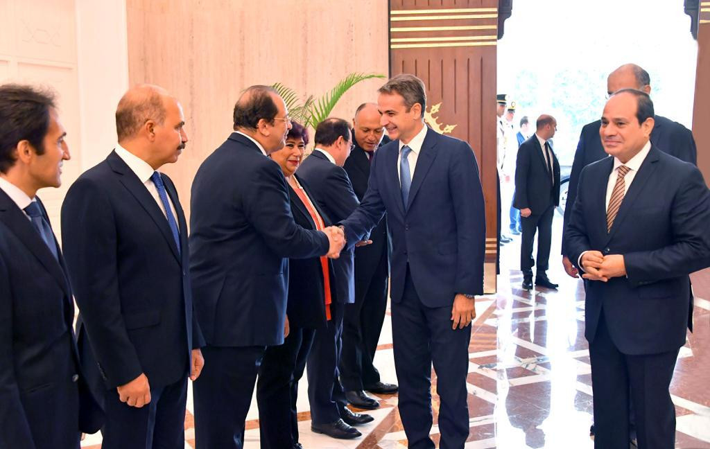 السيسى ورئيس وزراء اليونان