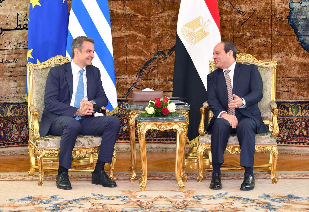 السيسى ورئيس وزراء اليونان