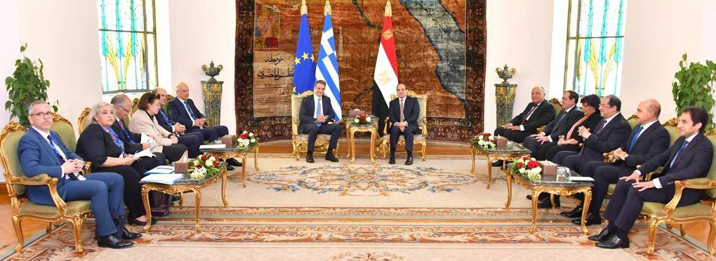 السيسى ورئيس وزراء اليونان