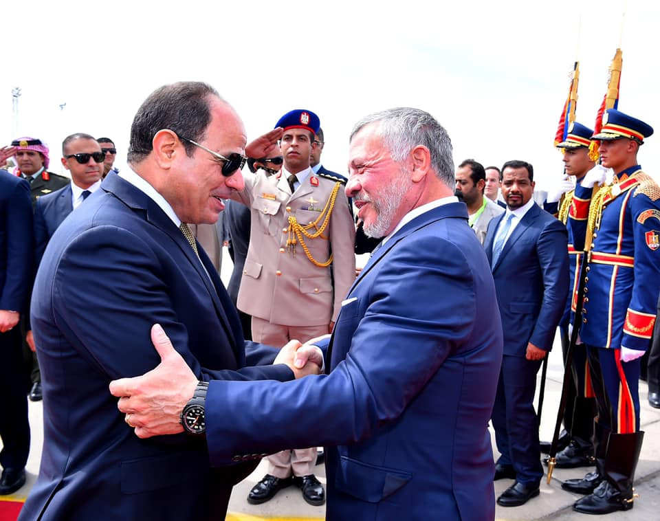 لقاء الرئيس عبد الفتاح السيسى والملك عبد الله الثاني عاهل الأردن
