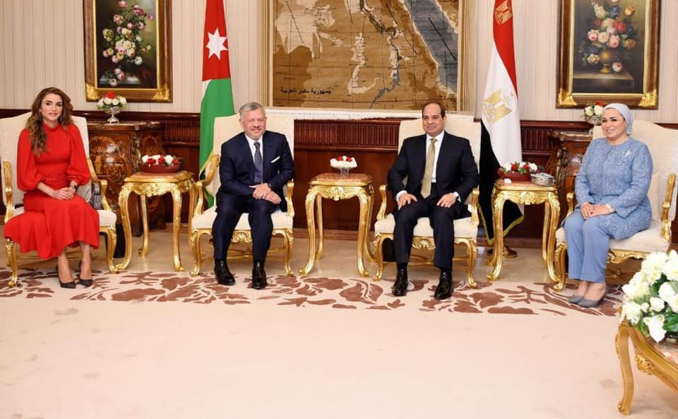 لقاء الرئيس عبد الفتاح السيسى والملك عبد الله الثاني عاهل الأردن