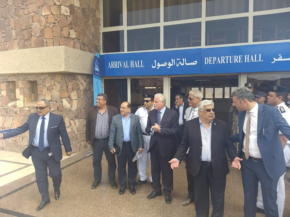 مطار سانت كاترين يستقبل وفود مؤتمر معا نصلى هنا