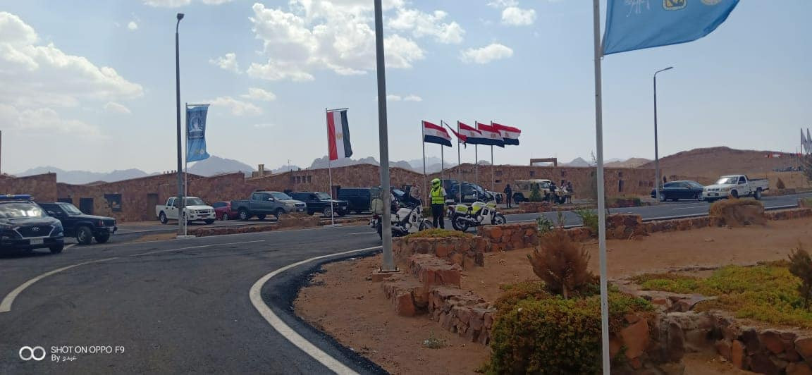 مطار سانت كاترين يستقبل وفود مؤتمر معا نصلى هنا