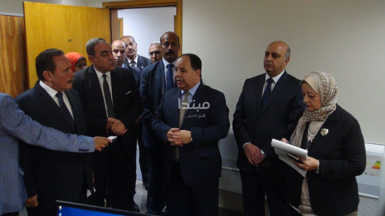 وزير المالية يفتتح مقر الهيئة العامة للتأمين الصحى الجديد