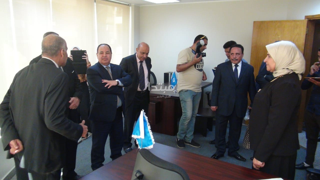وزير المالية يفتتح مقر الهيئة العامة للتأمين الصحى الجديد