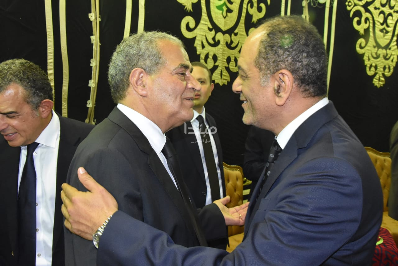 عزاء شقيق زوجة وزير التموين