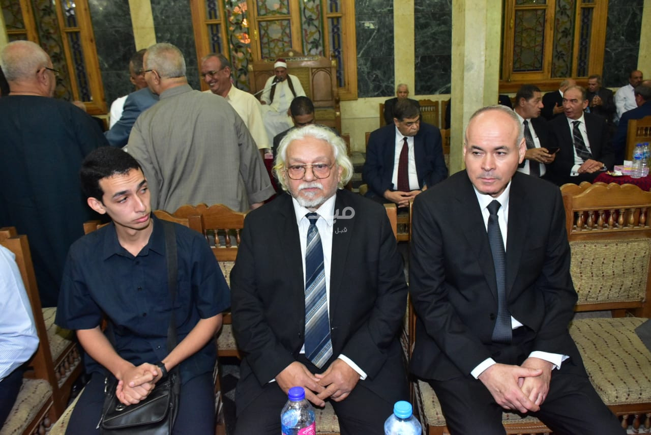 عزاء شقيق زوجة وزير التموين