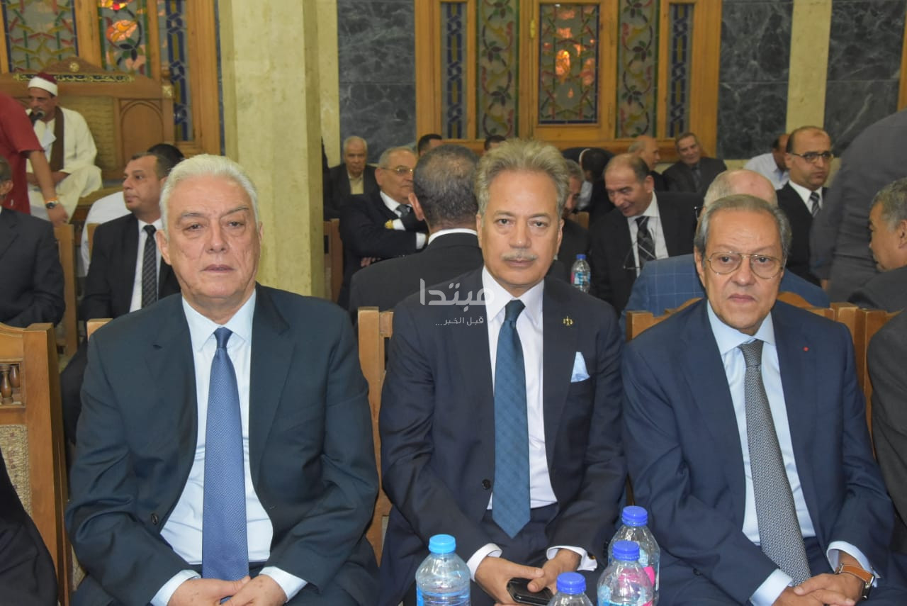 عزاء شقيق زوجة وزير التموين