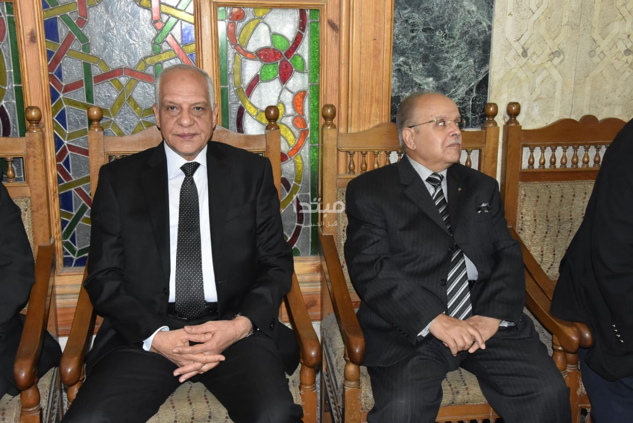 عزاء شقيق زوجة وزير التموين