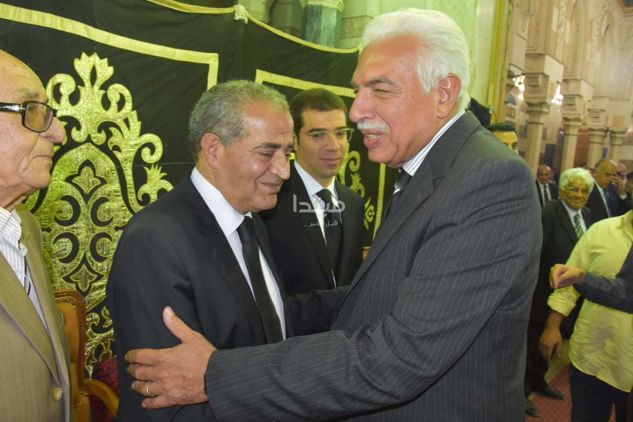 عزاء شقيق زوجة وزير التموين