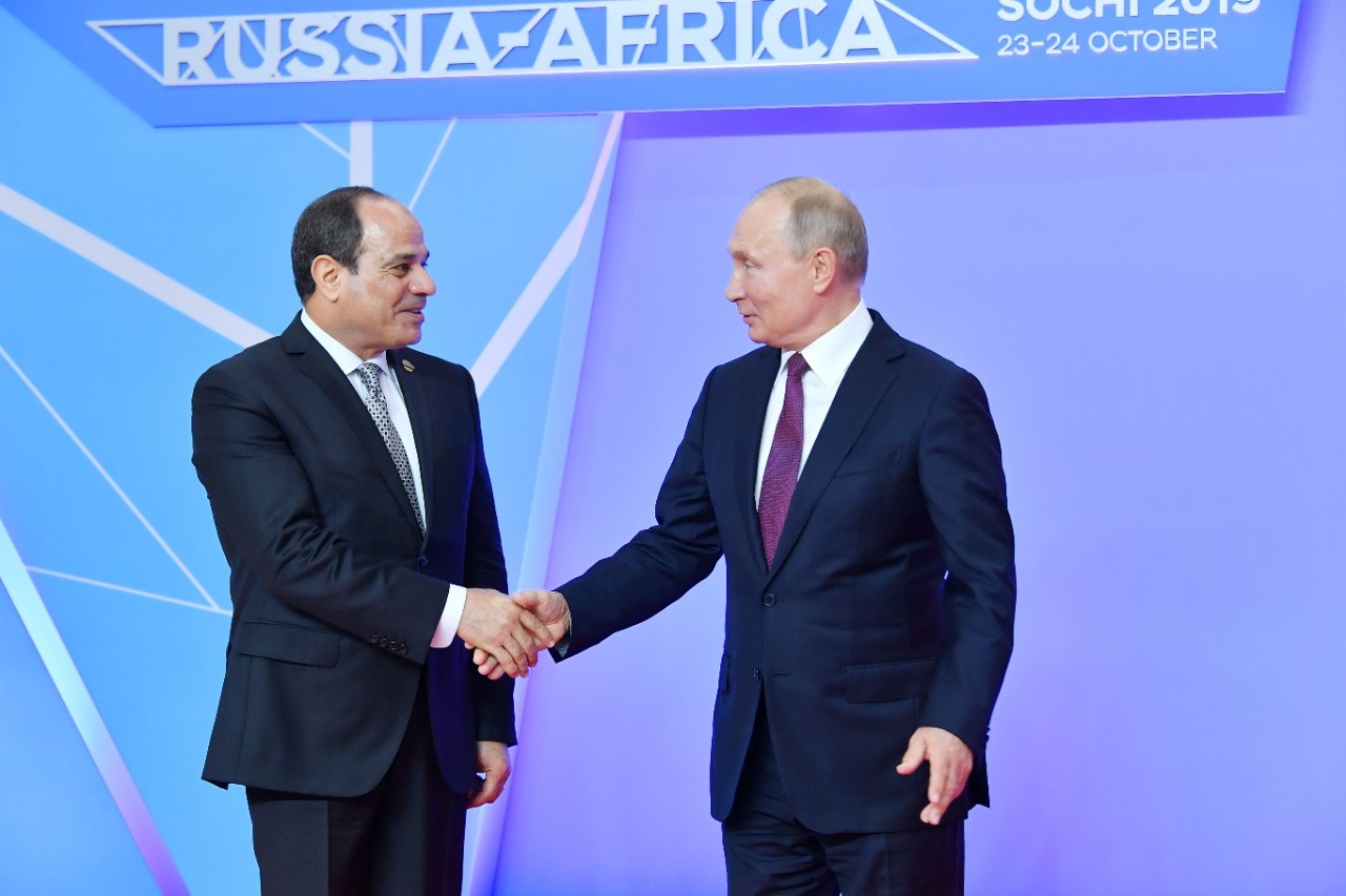 الرئيس السيسي في موسكو..