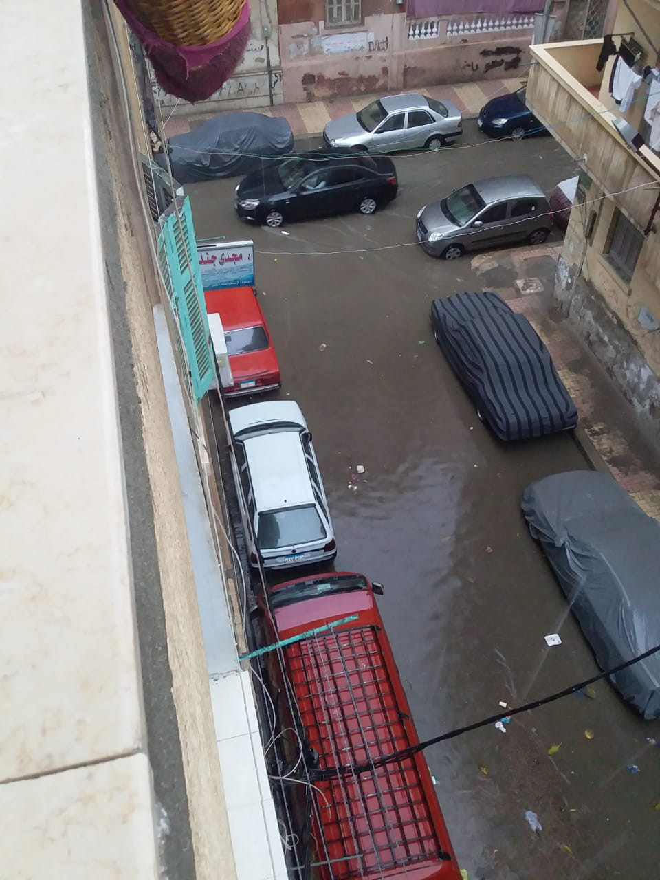 شوارع الإسكندرية تغرق