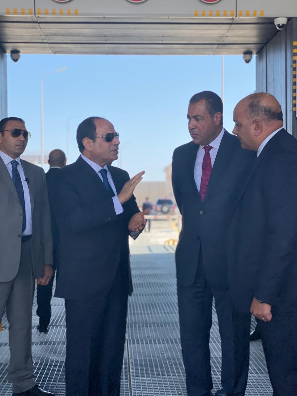 الرئيس السيسى فى جولة تفقدية بشرم الشيخ