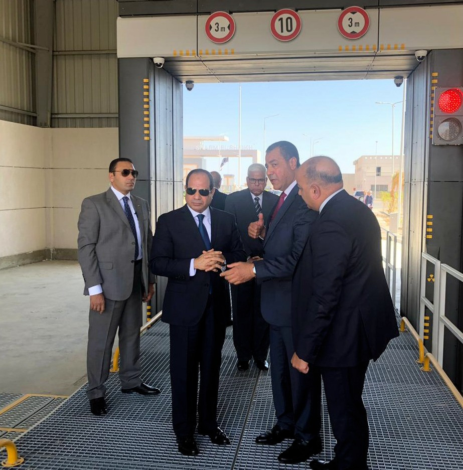 الرئيس السيسى فى جولة تفقدية بشرم الشيخ