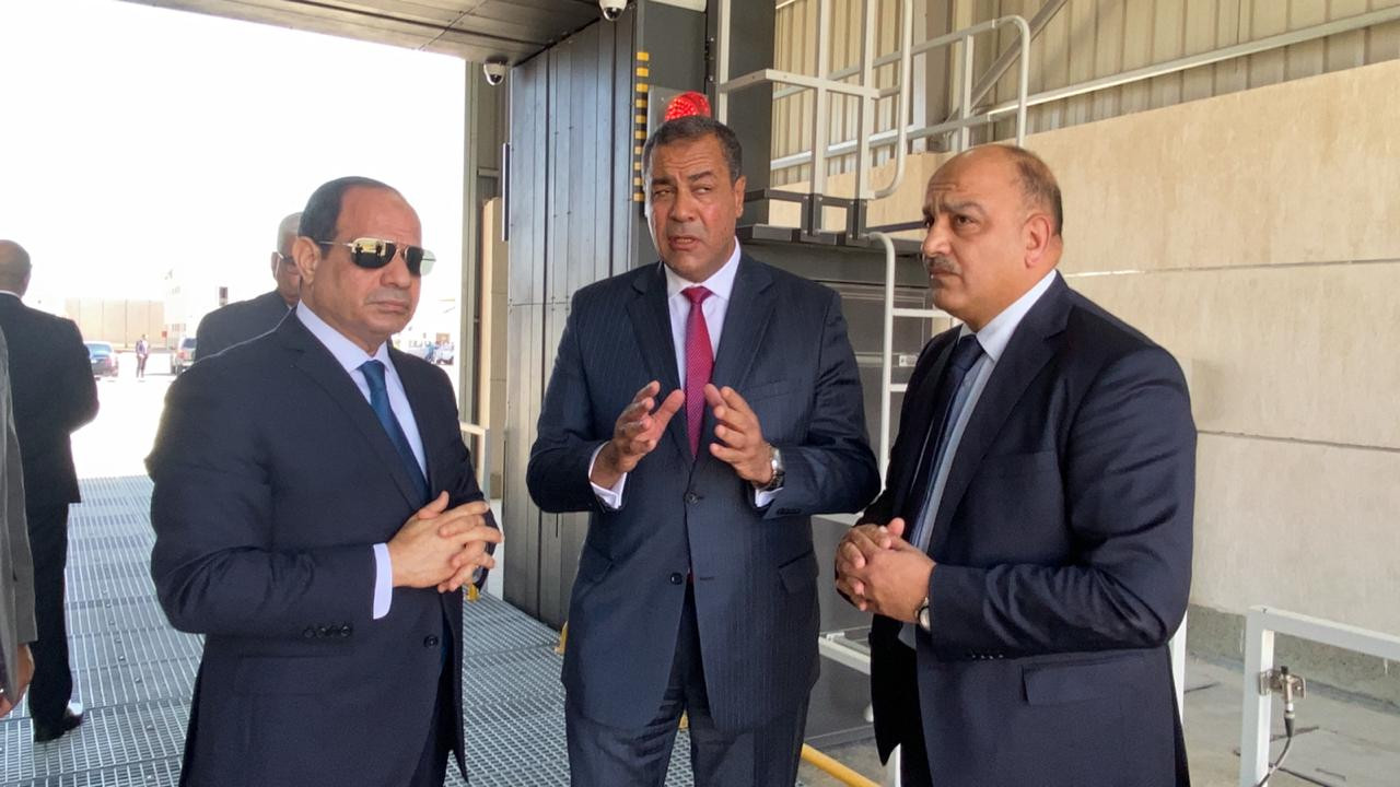 الرئيس السيسى فى جولة تفقدية بشرم الشيخ
