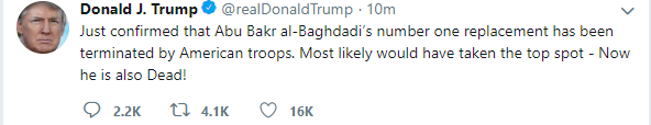 تغريدة ترامب