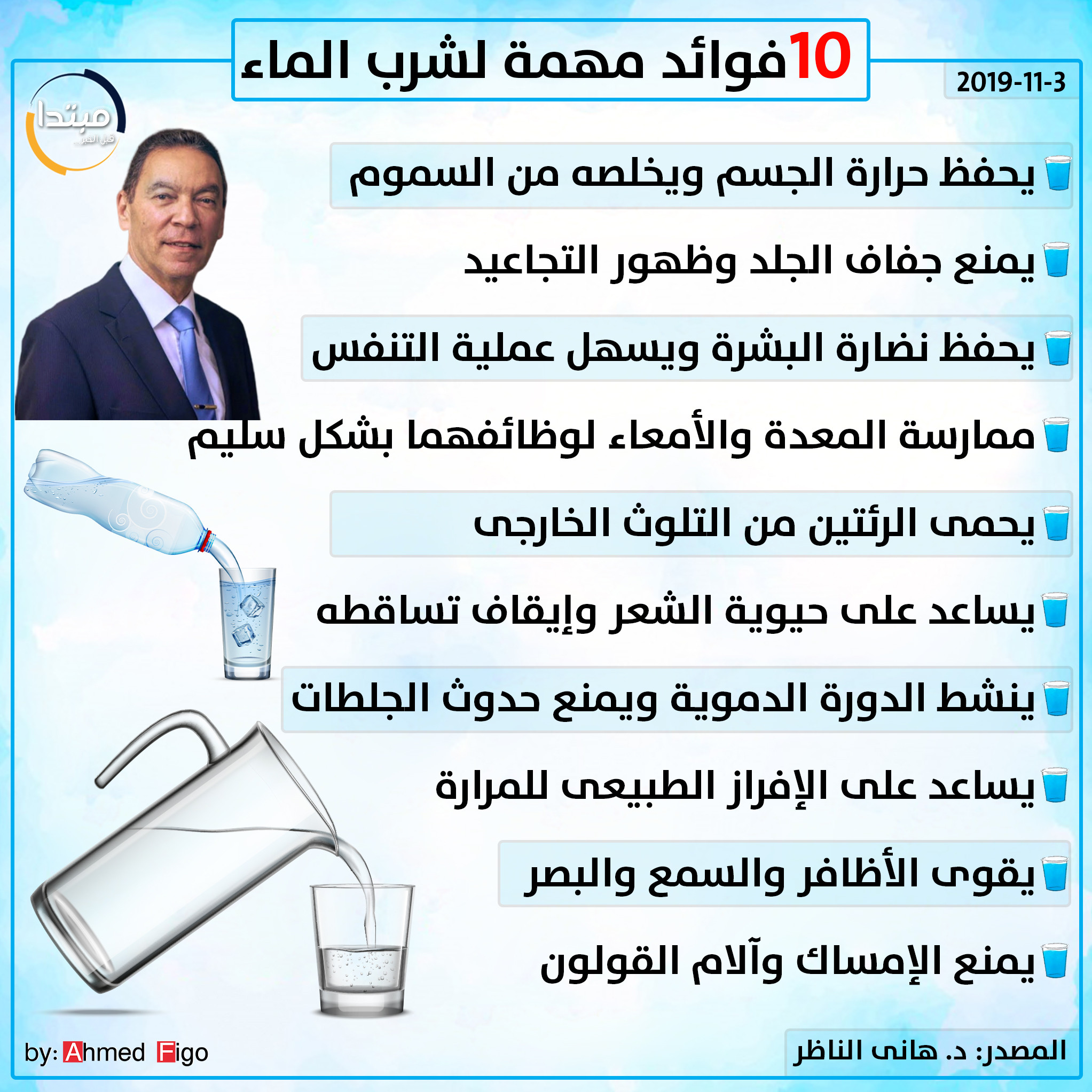 فوائد شرب الماء
