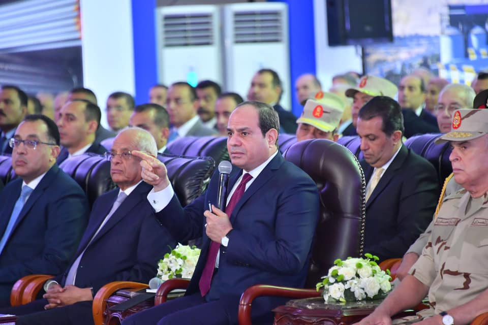 افتتاح الرئيس السيسى لمشروعات قومية بالسويس وجنوب سيناء