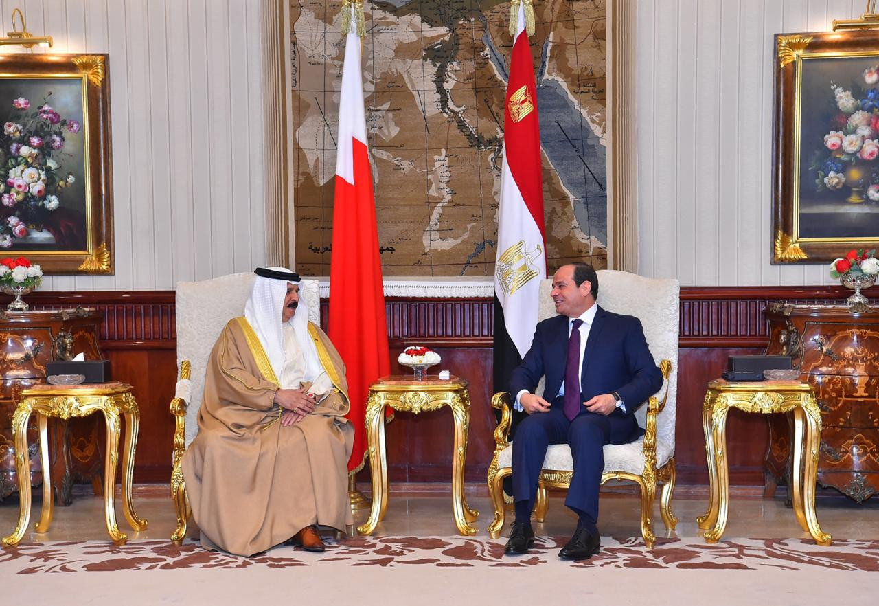 استقبال الرئيس السيسى لملك البحرين