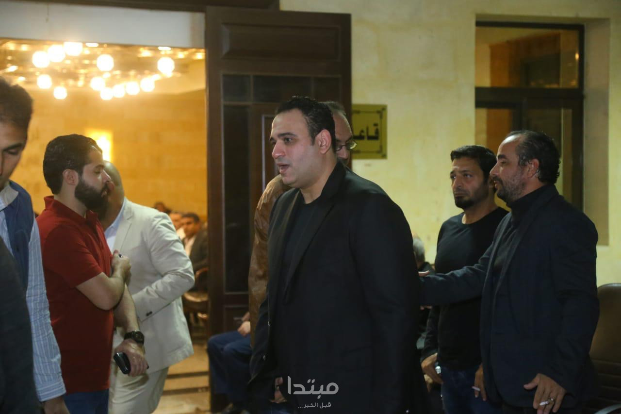 عزاء والد أكرم حسنى