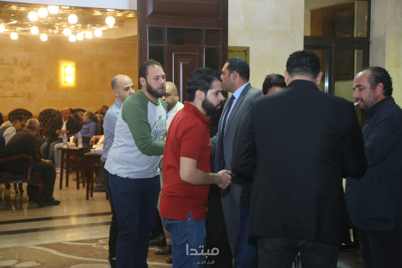عزاء والد أكرم حسنى