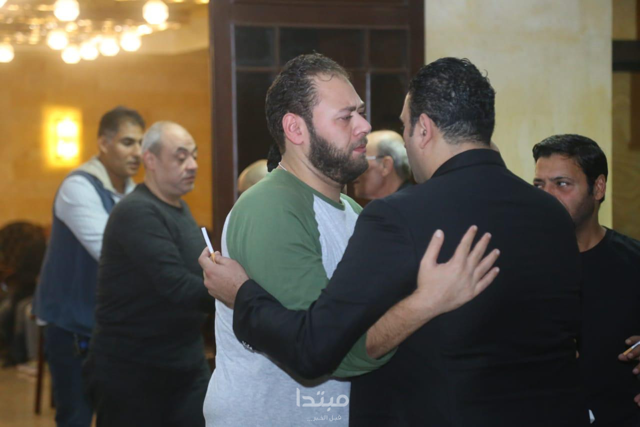عزاء والد أكرم حسنى