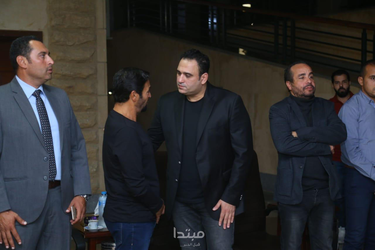 عزاء والد أكرم حسنى